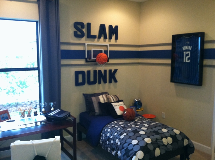 Phòng ngủ cho bé yêu thể thao